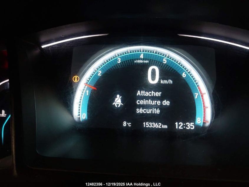 2018 Honda Civic Lx VIN: 2HGFC2E51JH015736 Lot: 12482356