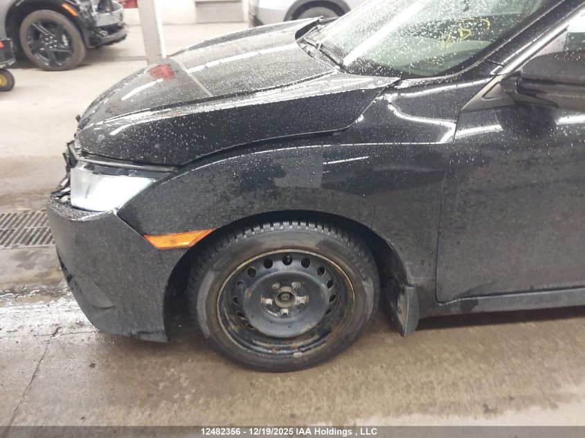 2018 Honda Civic Lx VIN: 2HGFC2E51JH015736 Lot: 12482356