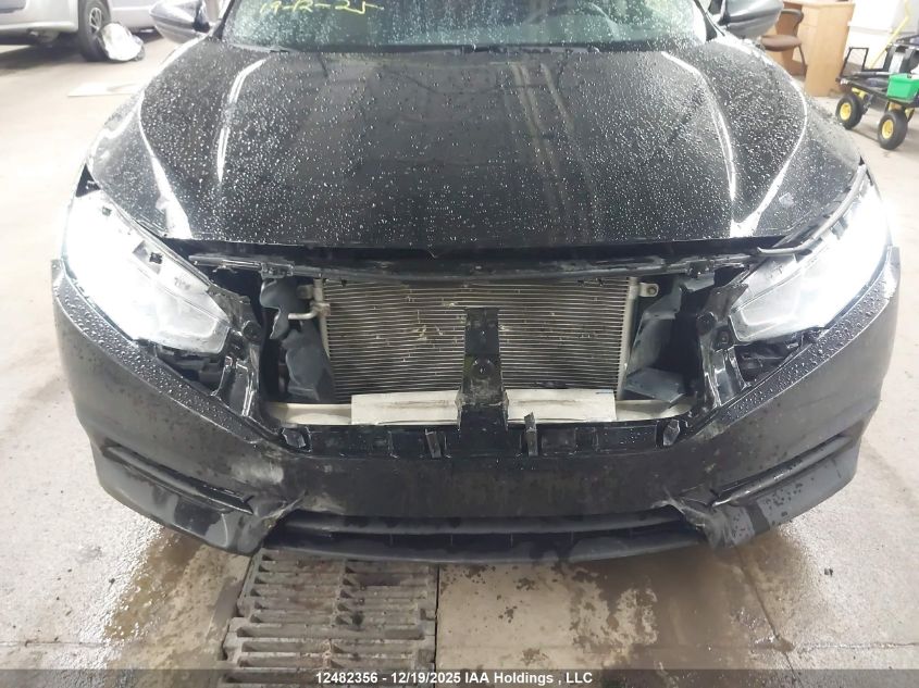 2018 Honda Civic Lx VIN: 2HGFC2E51JH015736 Lot: 12482356