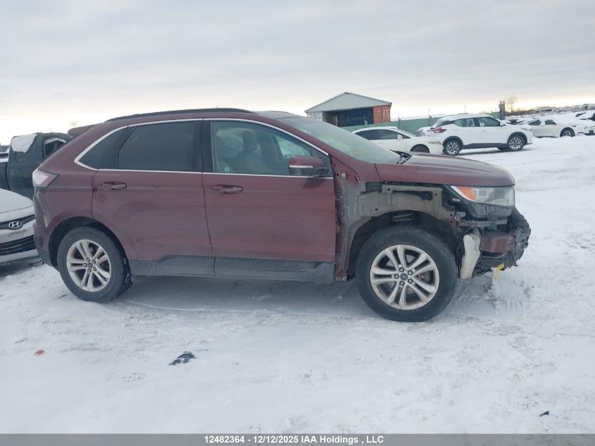 2015 Ford Edge Sel VIN: 2FMTK3J90FBB17778 Lot: 12482364