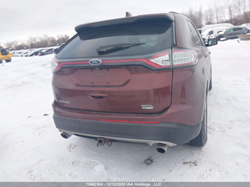 2015 Ford Edge Sel VIN: 2FMTK3J90FBB17778 Lot: 12482364