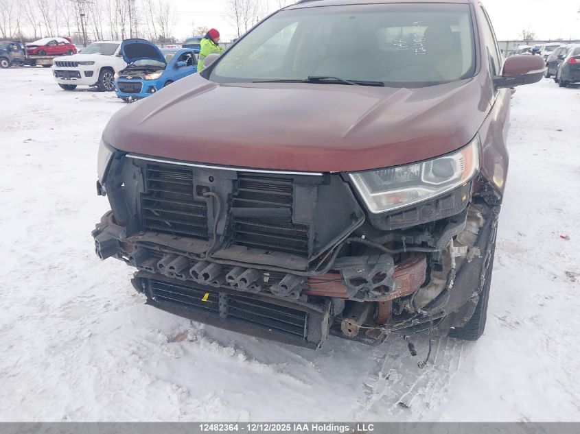 2015 Ford Edge Sel VIN: 2FMTK3J90FBB17778 Lot: 12482364