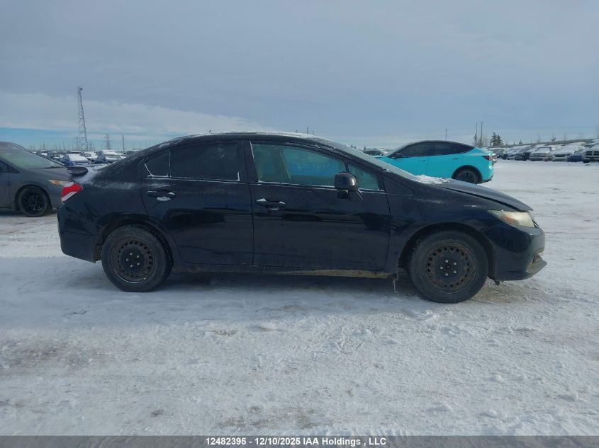 2013 Honda Civic Lx VIN: 2HGFB2F40DH045212 Lot: 12482395