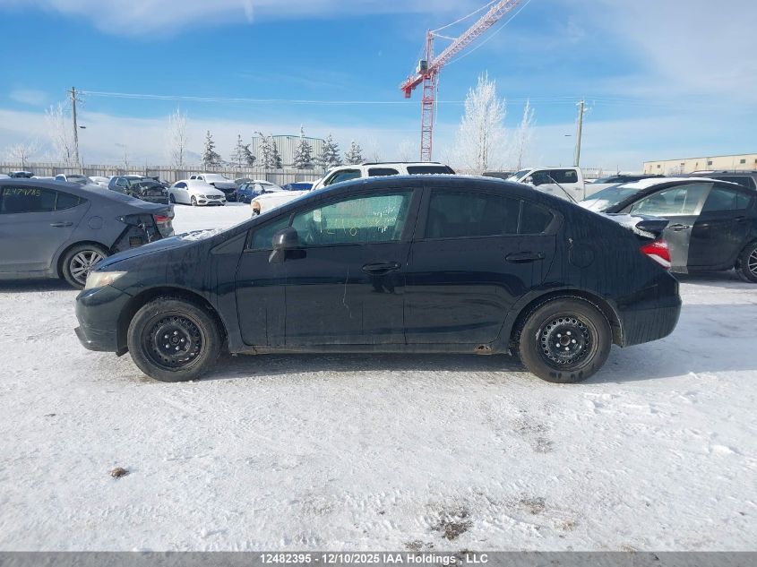 2013 Honda Civic Lx VIN: 2HGFB2F40DH045212 Lot: 12482395