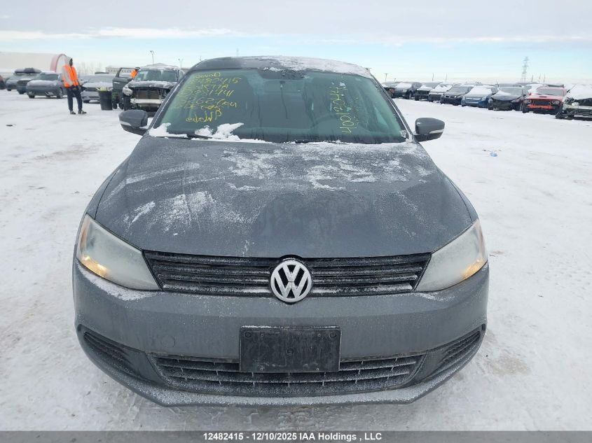 2013 Volkswagen Jetta VIN: 3VWDK7AJ3DM281741 Lot: 12482415