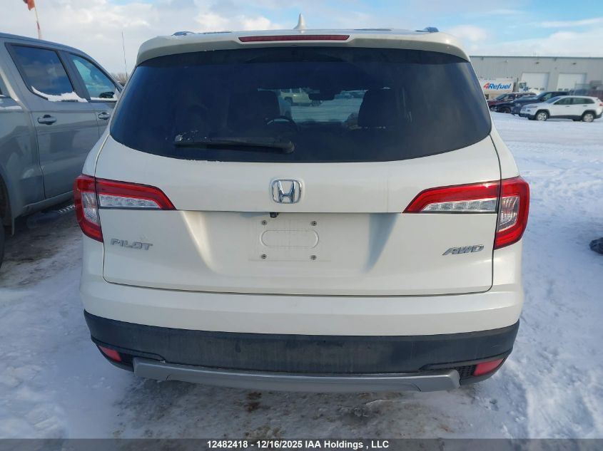 2019 Honda Pilot Ex-L Navi VIN: 5FNYF6H7XKB505568 Lot: 12482418