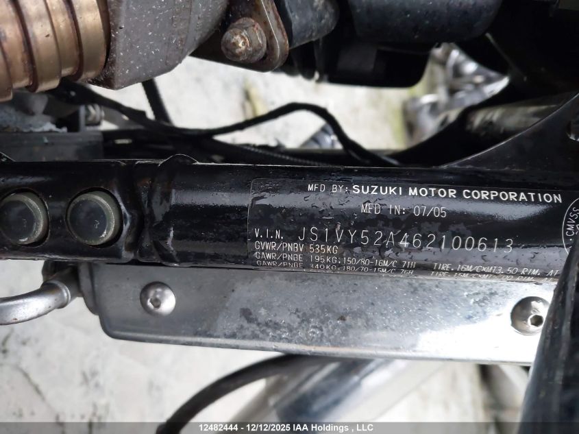 2006 Suzuki C90 VIN: JS1VY52A462100613 Lot: 12482444