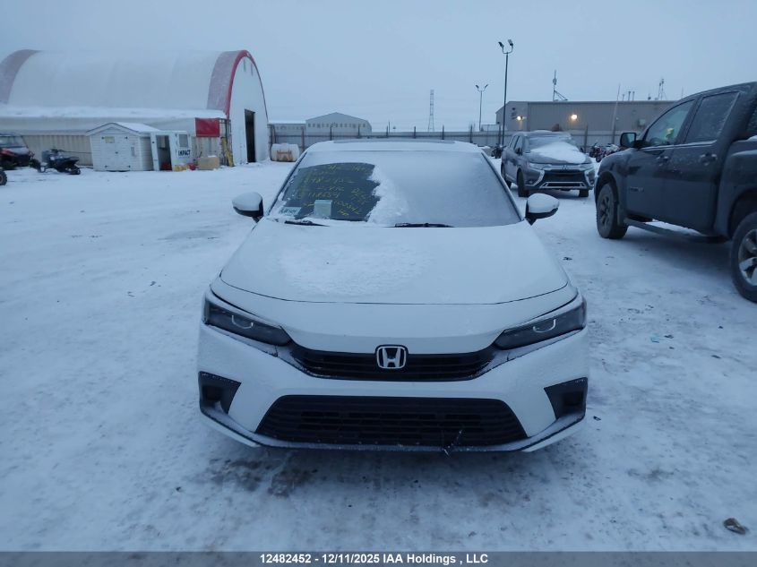 2022 Honda Civic VIN: 2HGFE2F3XNH118554 Lot: 12482452