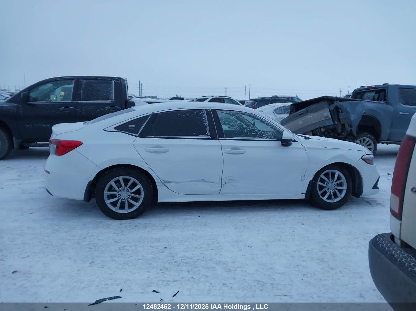 2022 Honda Civic VIN: 2HGFE2F3XNH118554 Lot: 12482452