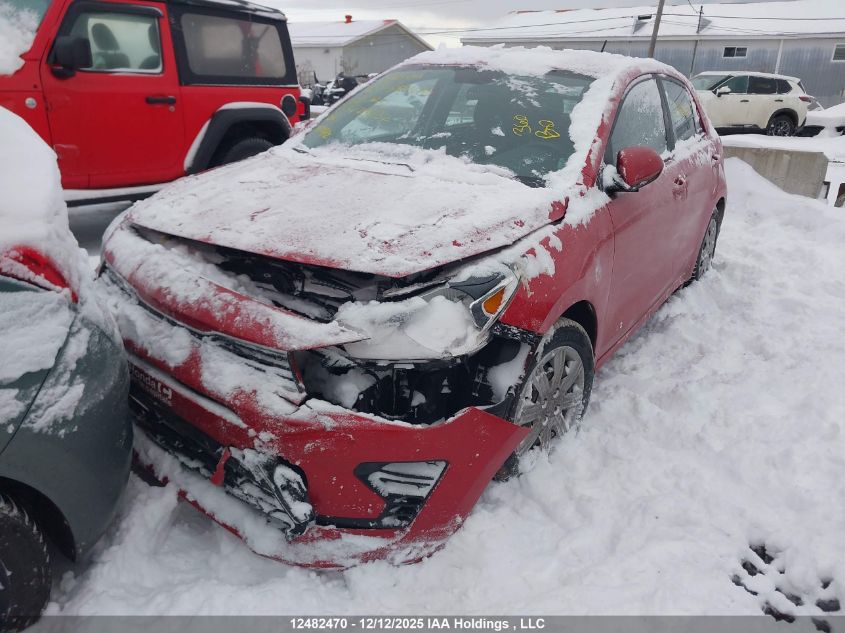 2022 Kia Rio Lx Premium/Lx+ VIN: 3KPA25AD3NE473452 Lot: 12482470