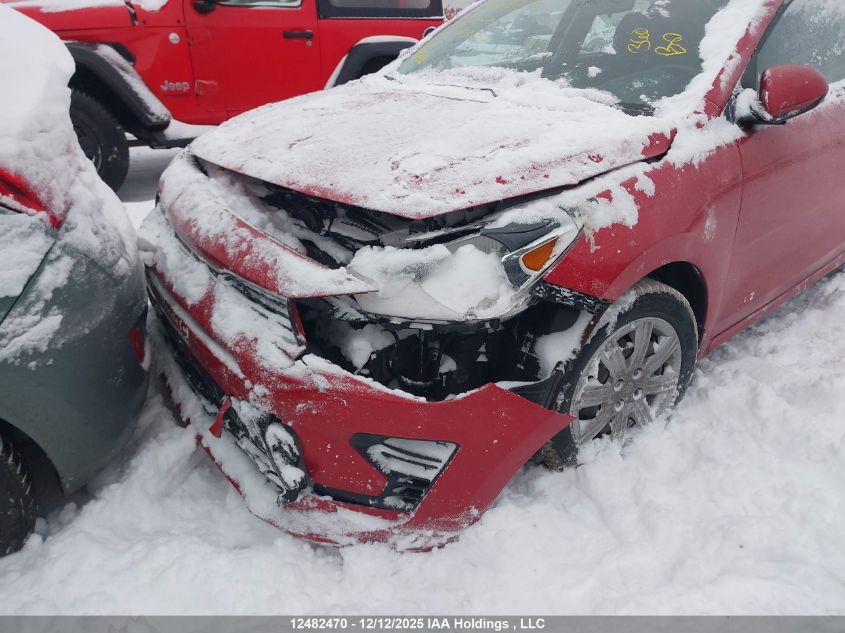 2022 Kia Rio Lx Premium/Lx+ VIN: 3KPA25AD3NE473452 Lot: 12482470