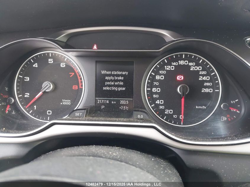 2013 Audi A4 2.0T Premium VIN: WAUFFCFL8DN010602 Lot: 12482479