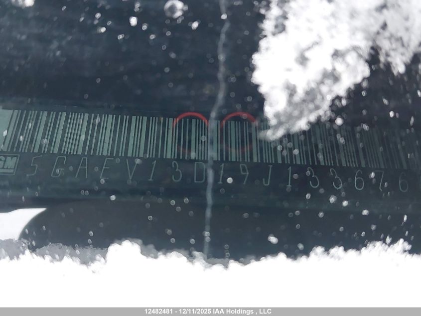 2009 Buick Enclave Cx VIN: 5GAEV13D19J133676 Lot: 12482481