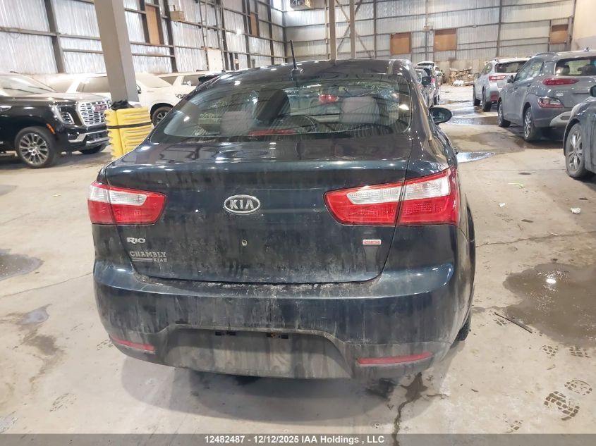 2013 Kia Rio Lx VIN: KNADM4A3XD6098895 Lot: 12482487