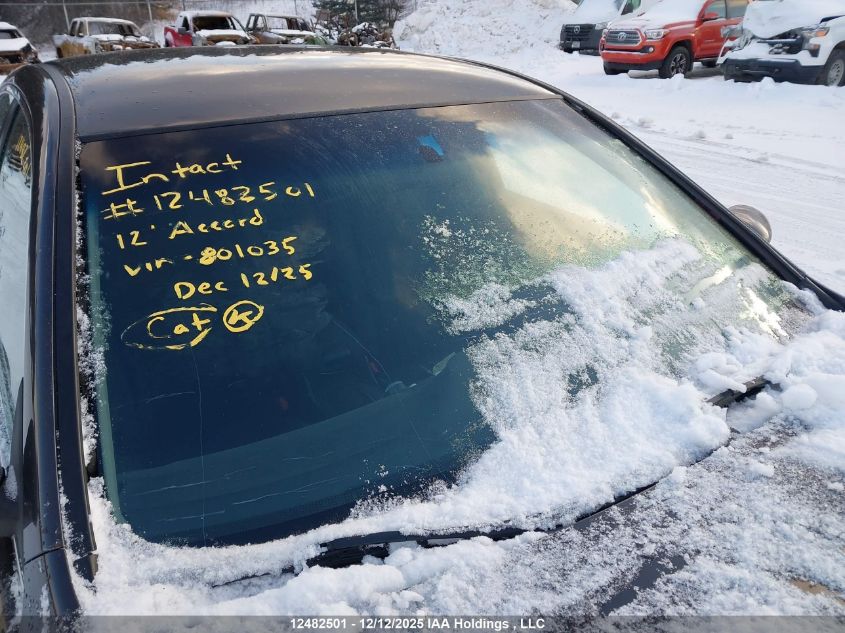 2012 Honda Accord Se VIN: 1HGCP2F61CA801035 Lot: 12482501