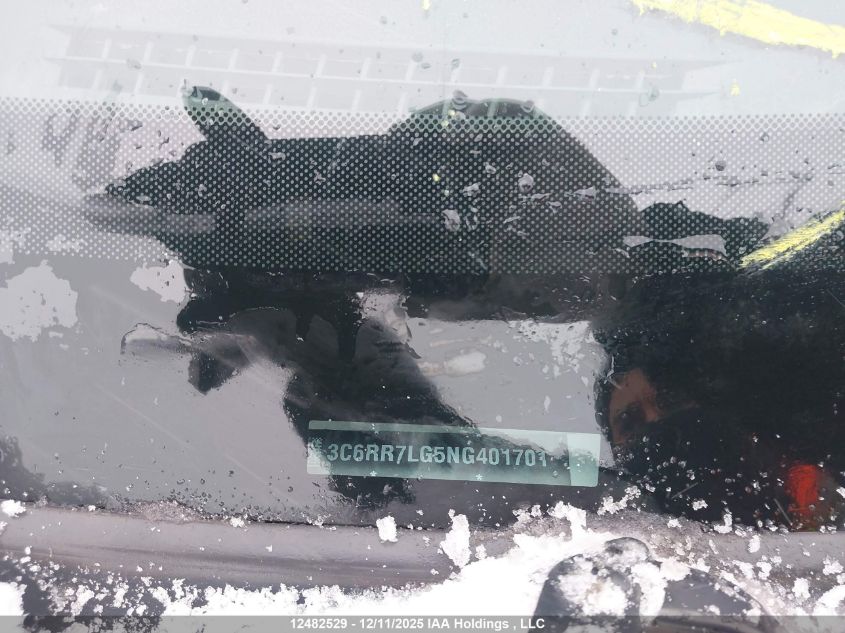 2022 Ram 1500 Classic Slt VIN: 3C6RR7LG5NG401701 Lot: 12482529