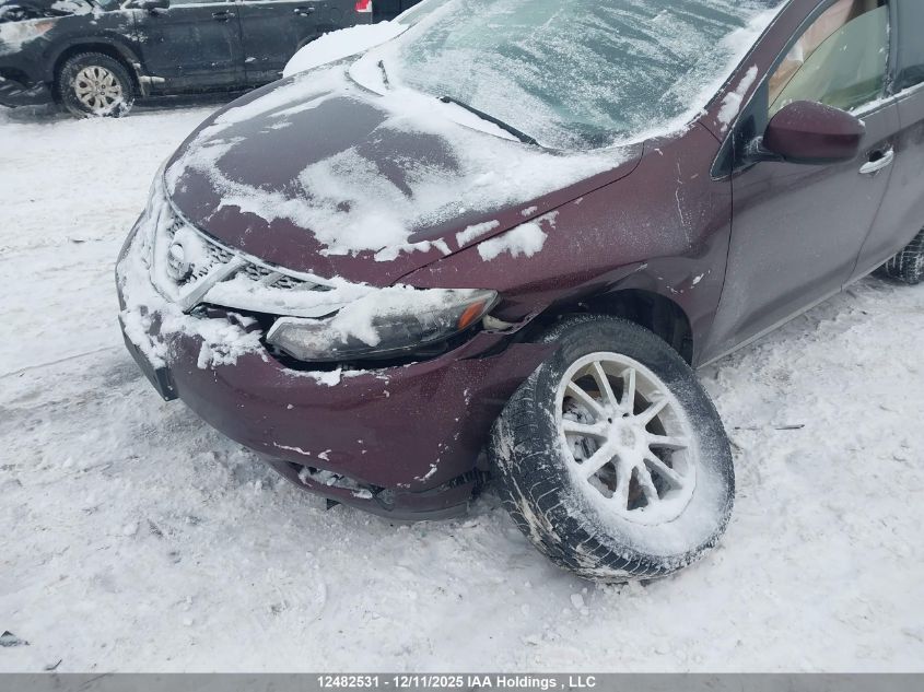 2013 Nissan Murano S/Sl/Le VIN: JN8AZ1MW9DW301503 Lot: 12482531