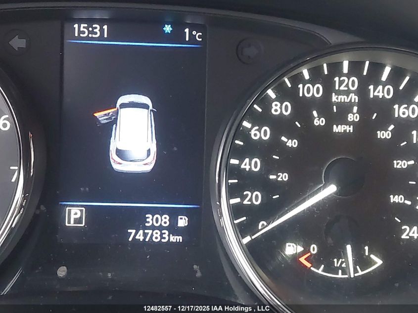 2019 Nissan Qashqai S/Sl/Sv VIN: JN1BJ1CR9KW350722 Lot: 12482557