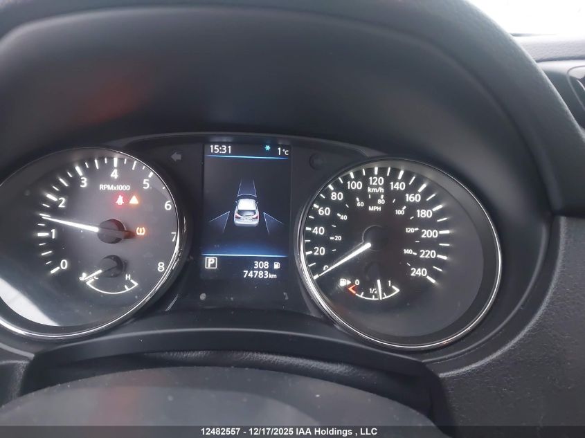 2019 Nissan Qashqai S/Sl/Sv VIN: JN1BJ1CR9KW350722 Lot: 12482557