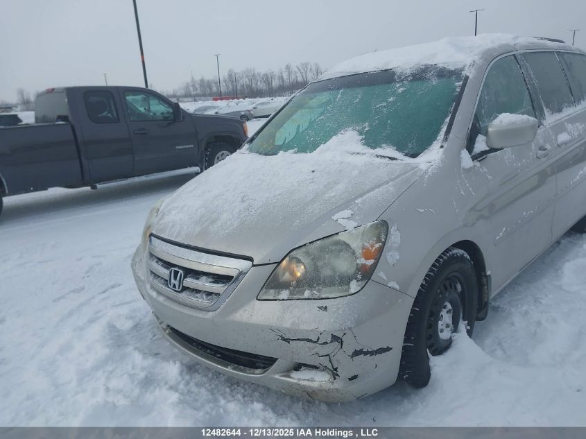 2007 Honda Odyssey Ex VIN: 5FNRL38457B509682 Lot: 12482644