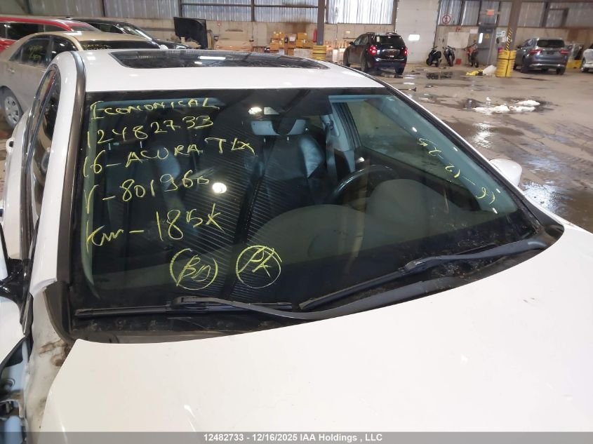 2016 Acura Tlx Tech VIN: 19UUB3F56GA801960 Lot: 12482733