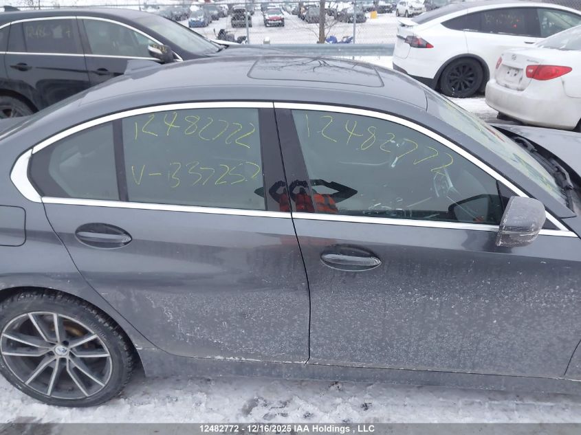 2020 BMW 330Xi VIN: 3MW5R7J05L8B37252 Lot: 12482772