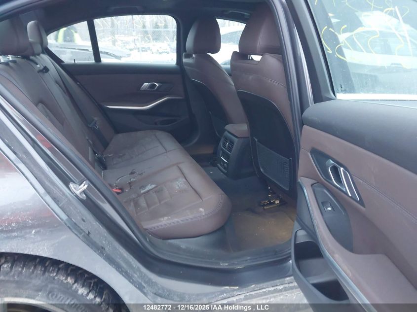 2020 BMW 330Xi VIN: 3MW5R7J05L8B37252 Lot: 12482772