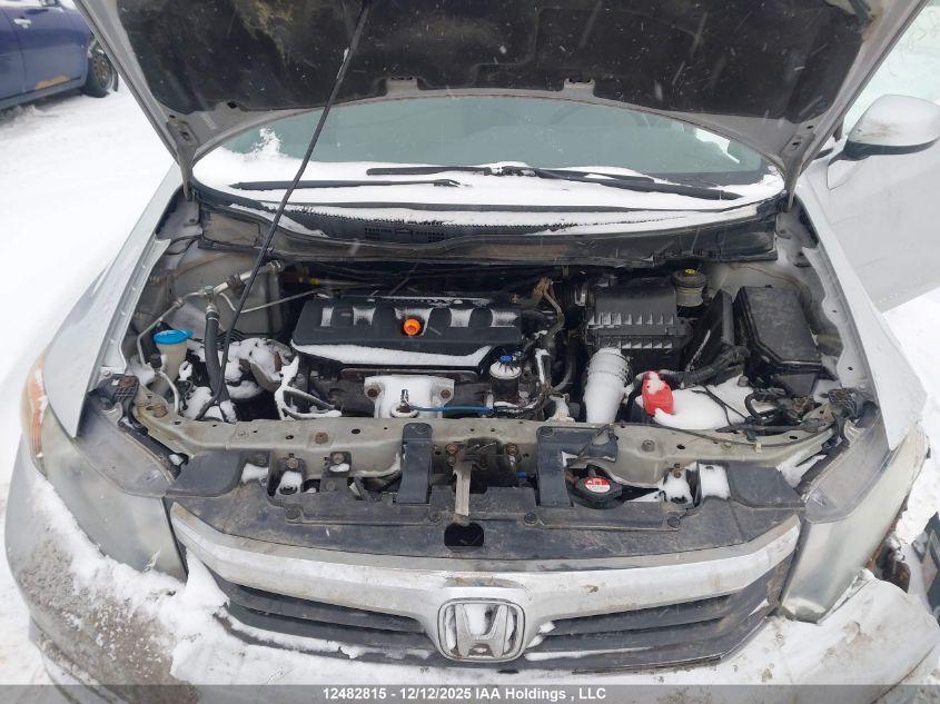 2012 Honda Civic Lx VIN: 2HGFB2F52CH009884 Lot: 12482815