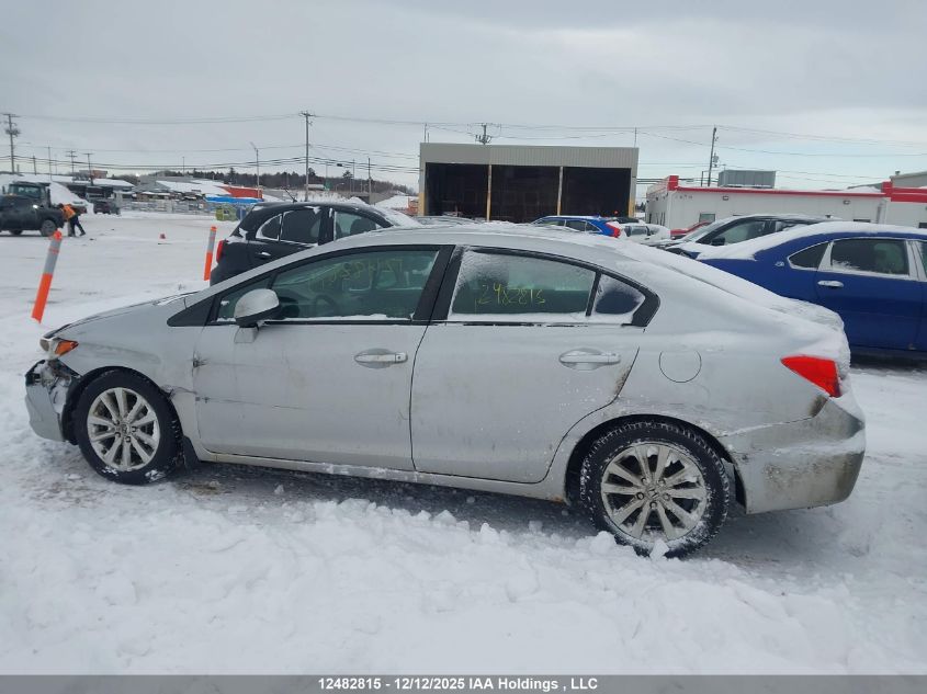 2012 Honda Civic Lx VIN: 2HGFB2F52CH009884 Lot: 12482815