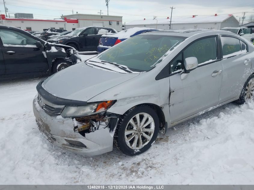 2012 Honda Civic Lx VIN: 2HGFB2F52CH009884 Lot: 12482815