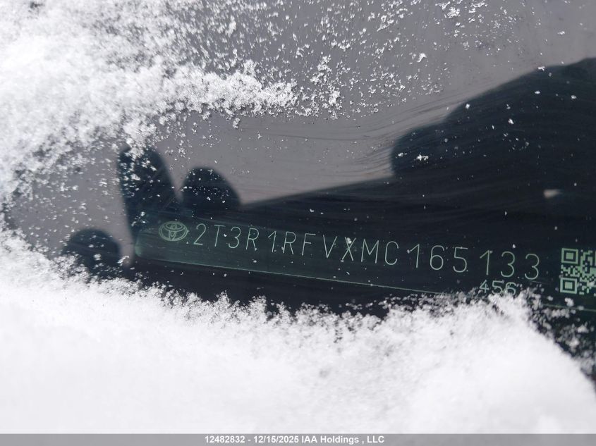 2021 Toyota Rav4 Xle VIN: 2T3R1RFVXMC165133 Lot: 12482832