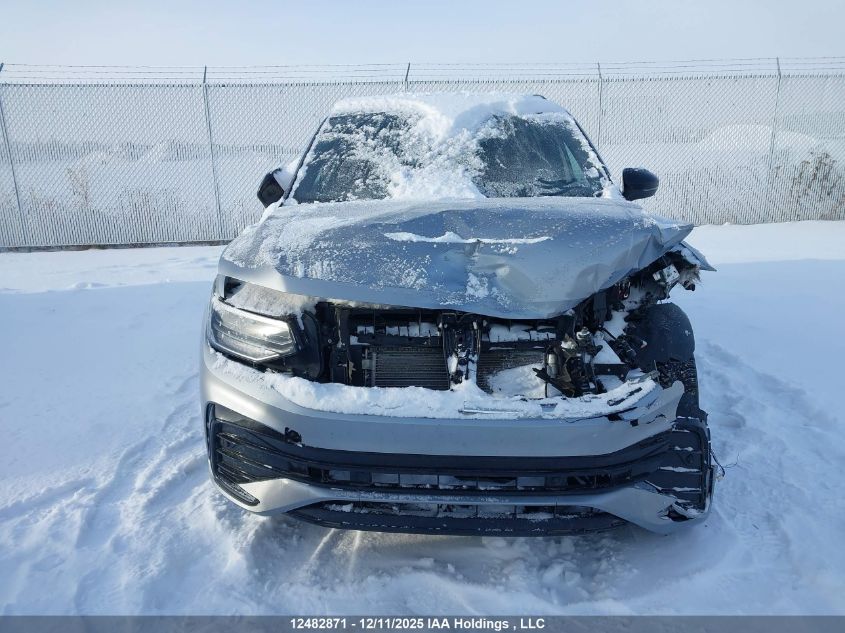 2022 Volkswagen Tiguan Se R-Line Black VIN: 3VV8B7AX5NM054241 Lot: 12482871