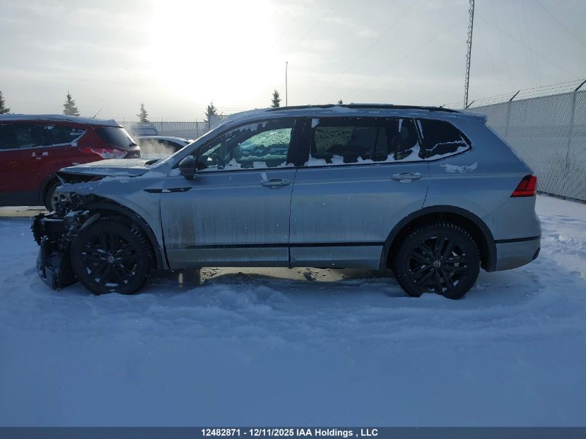 2022 Volkswagen Tiguan Se R-Line Black VIN: 3VV8B7AX5NM054241 Lot: 12482871