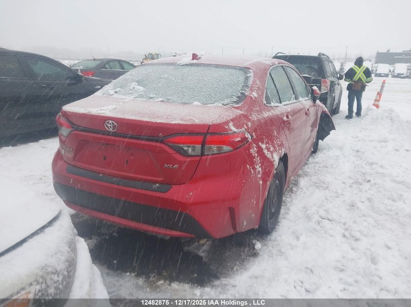 2020 Toyota Corolla Le VIN: 5YFBPRBE9LP007198 Lot: 12482875