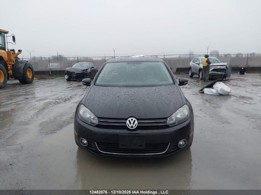 2012 Volkswagen Golf VIN: WVWDA7AJ4CW006125 Lot: 12482876