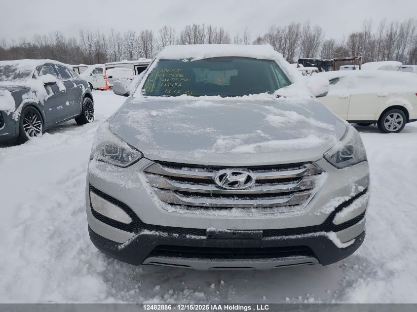 2014 Hyundai Santa Fe VIN: 5XYZU3LB3EG186192 Lot: 12482886