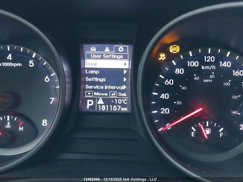 2014 Hyundai Santa Fe VIN: 5XYZU3LB3EG186192 Lot: 12482886