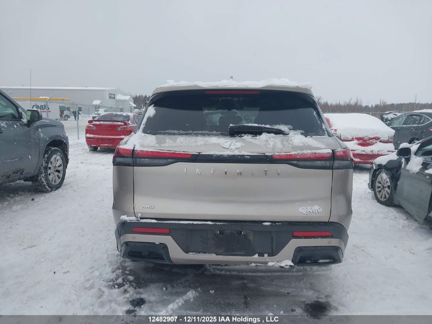2025 Infiniti Qx60 Luxe VIN: 5N1AL1FS2SC336725 Lot: 12482907