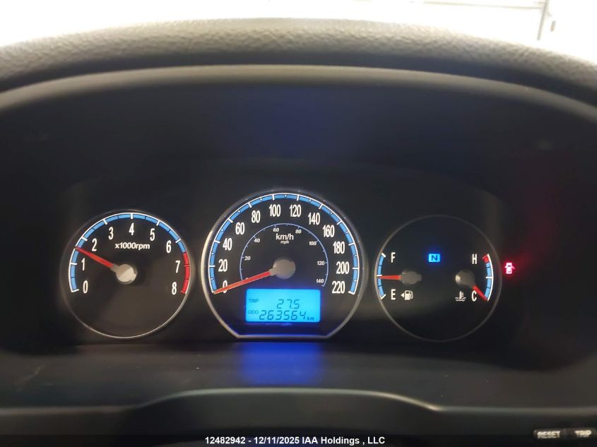 2009 Hyundai Santa Fe Gl/Gls VIN: 5NMSG73E49H258393 Lot: 12482942