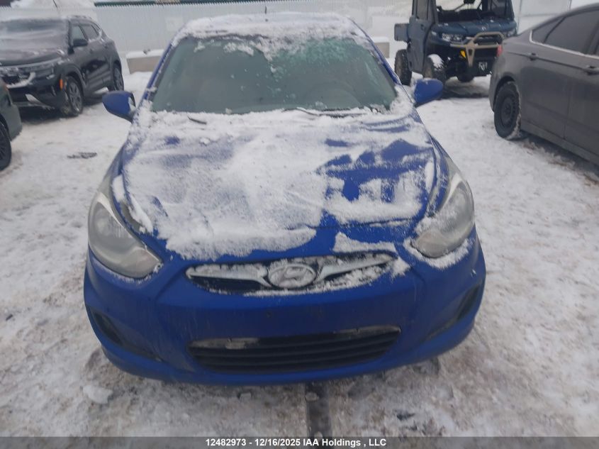 2013 Hyundai Accent L VIN: KMHCT4AE3DU500119 Lot: 12482973