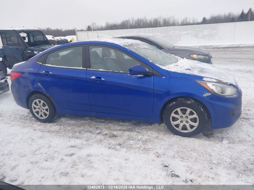 2013 Hyundai Accent L VIN: KMHCT4AE3DU500119 Lot: 12482973