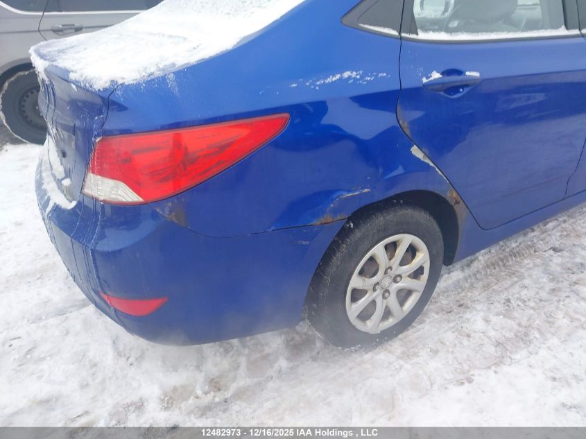 2013 Hyundai Accent L VIN: KMHCT4AE3DU500119 Lot: 12482973