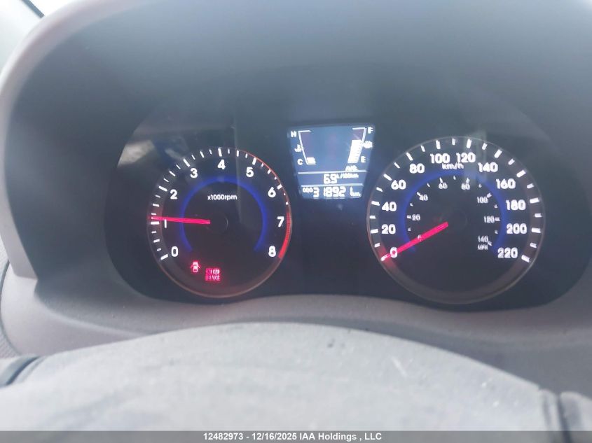 2013 Hyundai Accent L VIN: KMHCT4AE3DU500119 Lot: 12482973