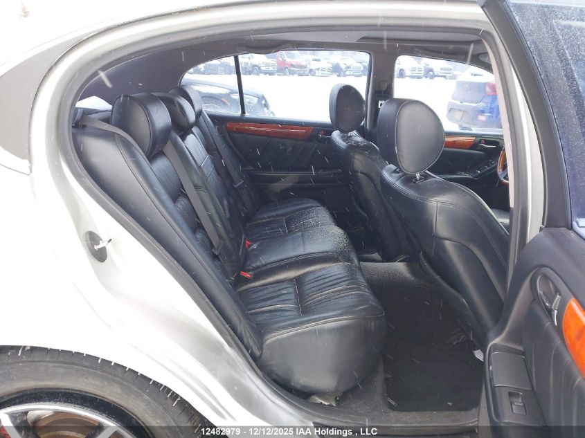 2002 Lexus Gs 430 V8 VIN: JT8BL69S720008377 Lot: 12482979