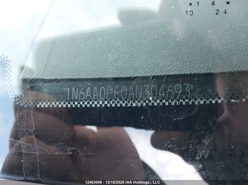 2010 Nissan Titan Pro-4X VIN: 1N6AA0EC0AN304693 Lot: 12483008