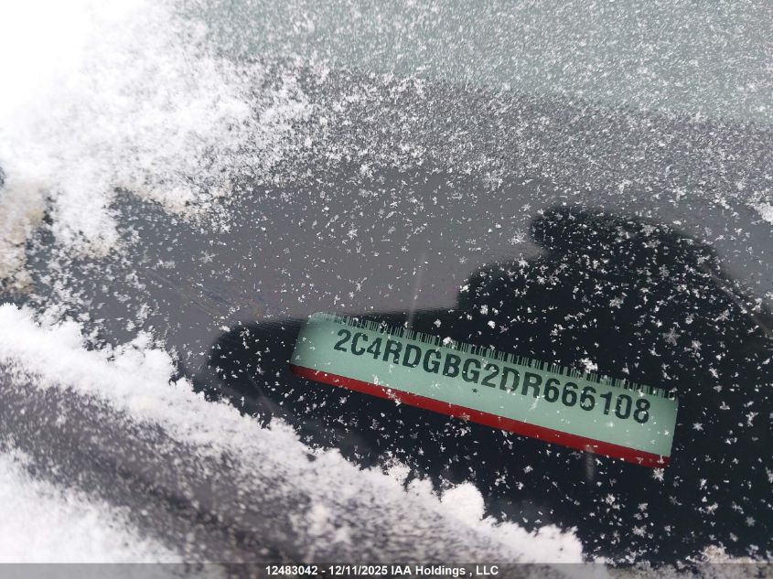 2013 Dodge Grand Caravan Se/Sxt VIN: 2C4RDGBG2DR666108 Lot: 12483042