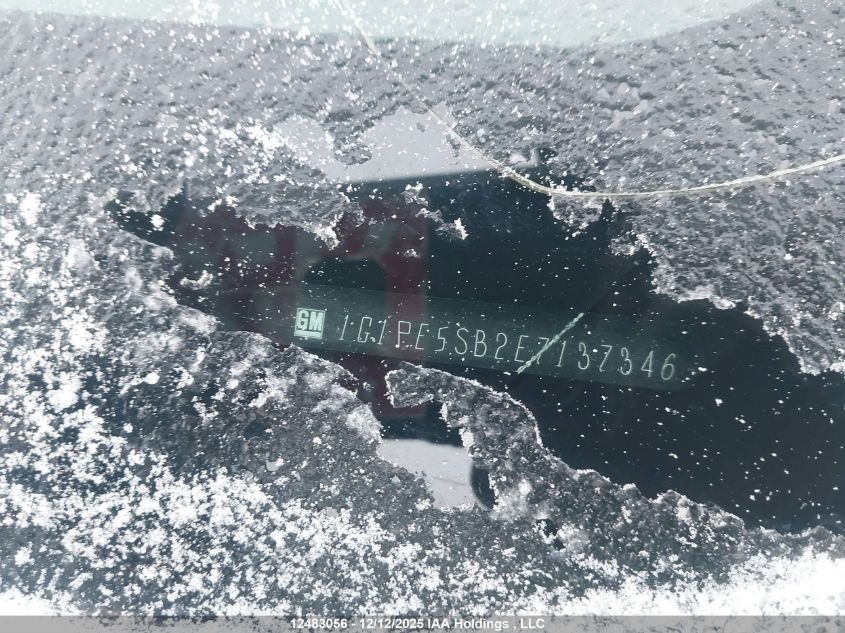 2014 Chevrolet Cruze Lt VIN: 1G1PE5SB2E7137346 Lot: 12483056