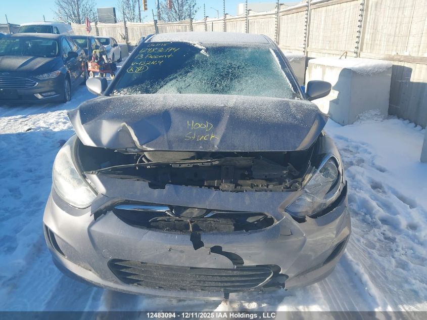 2013 Hyundai Accent VIN: KMHCT5AE0DU132164 Lot: 12483094