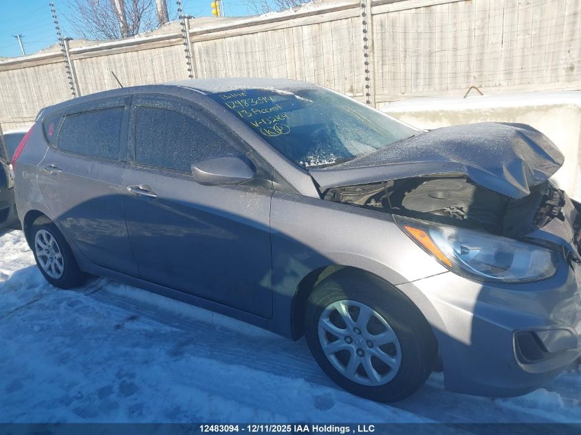 2013 Hyundai Accent VIN: KMHCT5AE0DU132164 Lot: 12483094