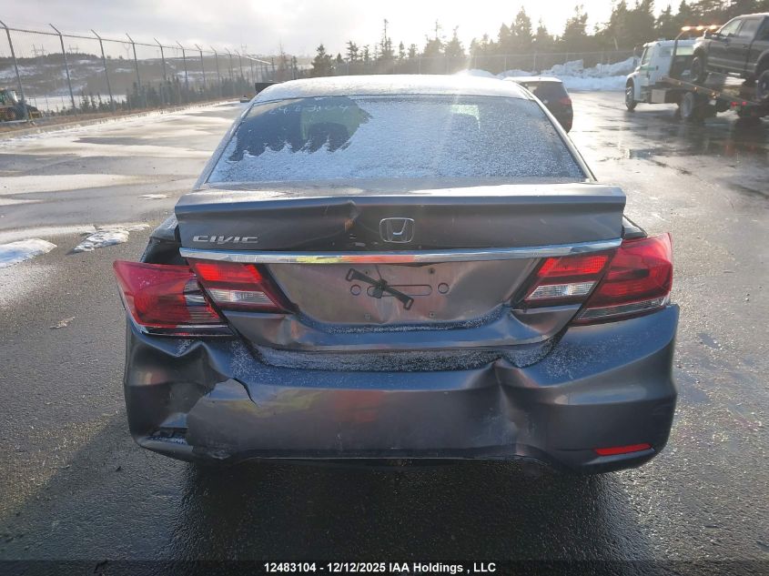 2014 Honda Civic Lx VIN: 2HGFB2E49EH029593 Lot: 12483104